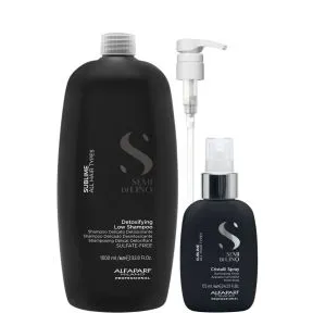 Alfaparf Semi Di Lino Sublime Detoxifying Set 1 Litre