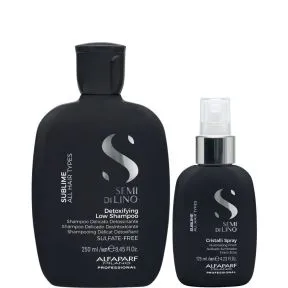 Alfaparf Semi Di Lino Sublime Detoxifying Set