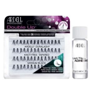 Ardell Double Up Individual Lashes Medium And Lash Tite Glue Clear