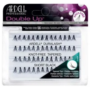 Ardell Double Up Knot Free Tapered Individuals - Short Black