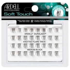 Ardell Duralash Soft Touch Knotted Flare Trios - Medium Black