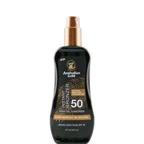Australian Gold Instant Bronzer SPF 50 Spray Gel Sunscreen 237ml