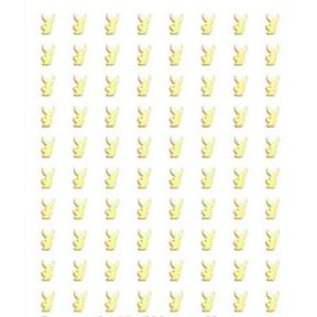 Beauty International Gold Bunny Nail Stickers