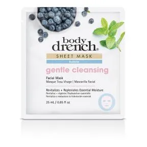 Body Drench Pink Bubble Gentle Cleansing Sheet Facial Mask
