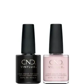 CND Vinylux Negligee and Top Coat Duo
