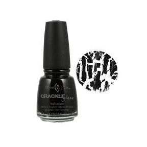 China Glaze Nail Polish Black Mesh 14ml