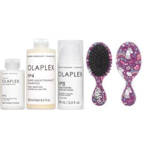 Olaplex No.3, No.4 and No.8 Haircare Bundle With FREE Wetbrush Mini Detangler
