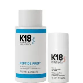 K18 Leave-In Molecular Hair Mask & pH Protective Shampoo Set