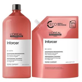 L'Oreal Serie Expert Inforcer Shampoo 1500ml With Refill