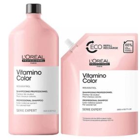 L'Oreal Serie Expert Vitamino Colour Shampoo 1500ml With Refill