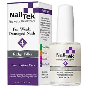 Nail Tek 4 Ridge Filler Foundation For Damaged Nails 15ml
