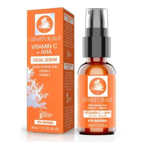 OZNaturals Vitamin C AHA Facial Serum