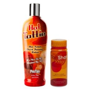 Pro Tan Tanning Accelerator Hot Tottie With Tan Xtra Shot