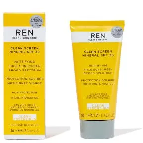 Ren Clean Screen Mineral SPF 30 Face Sun Cream 50ml