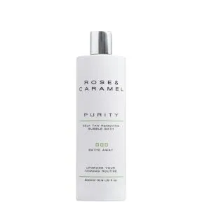 Rose & Caramel Purity Self Tan Removing Bubble Bath 500ml