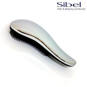 Sibel Chrome Detangle Hair Brush