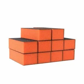 The Edge Nails Orange Buffing Blocks 10 Pack