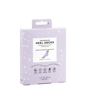 Voesh Moisturizing Heel Socks Purple