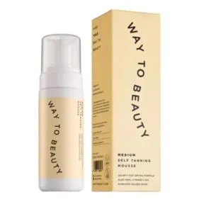 Way To Beauty Self Tan Mousse Medium 150ml