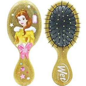 Wet Brush Mini Glitter Detangler Brush Disney Princess Belle