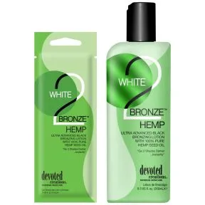 White 2 Bronze Hemp Bronzing Lotion