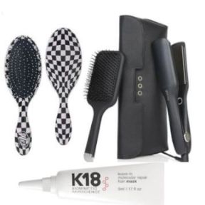 GHD Max Gift Set With Free Wetbrush Detangler And K18 Treatment