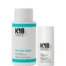 K18 Leave-In Molecular Hair Mask & Peptide Prep Detox Shampoo Set