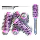 Kodo Lock & Roll Hair Brush Set 45mm Red