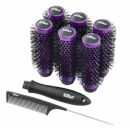 Kodo Lock & Roll Hair Brush Set 25mm Purple
