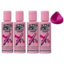 Pinkissimo Crazy Color Semi Permanent Hair Dye 4 Pack