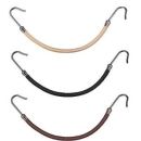 Sibel Pony Tail Hook Holders 12 Pack Brown