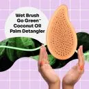 Go Green Palm Detangler Coconut Oil, Wet Brush